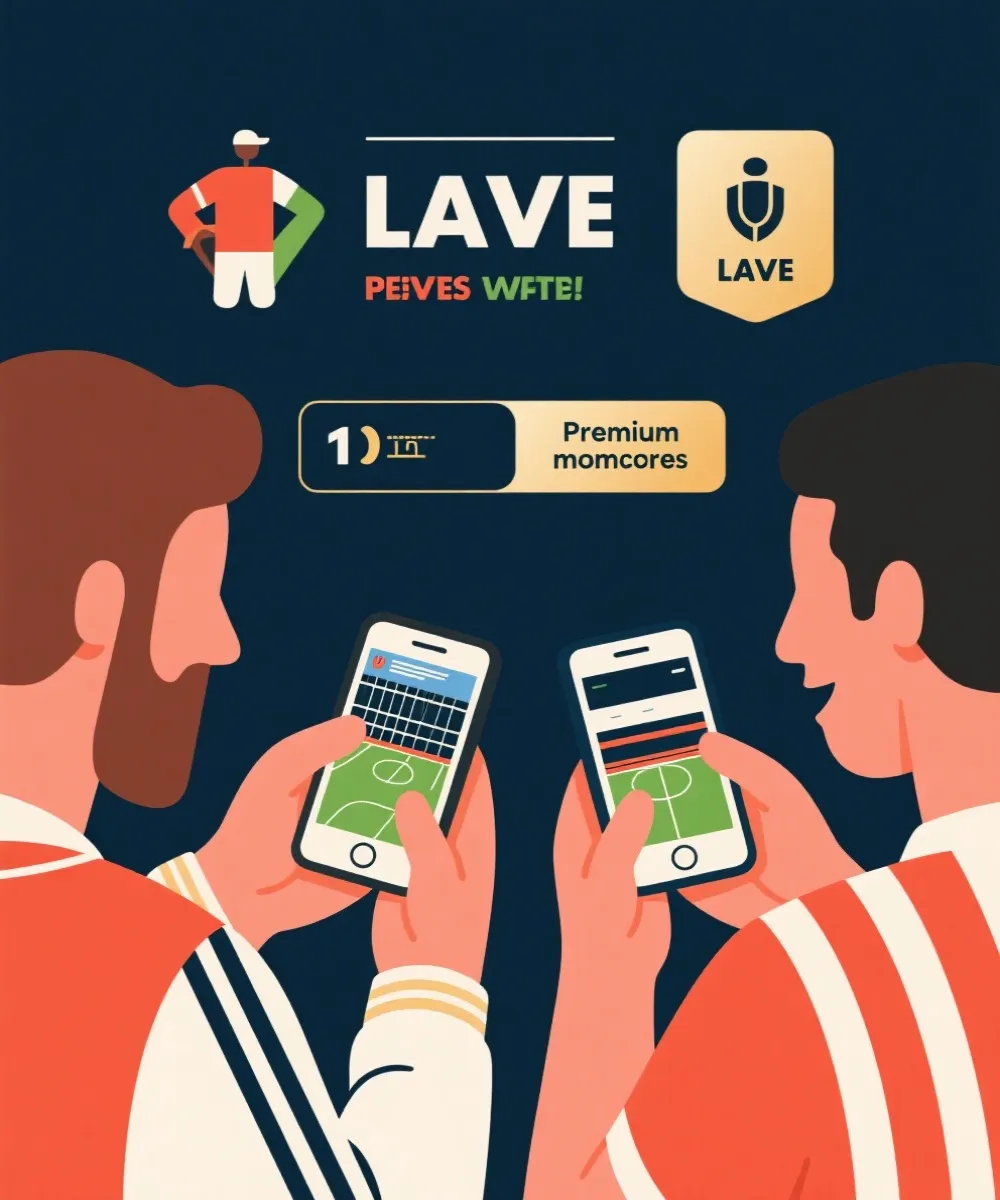 使用球速体育App关注赛事与VIP服务的场景示意